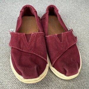 toms slip ons toddler 7